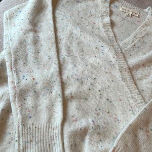 Love Stitch Speckle Wrap Sweater